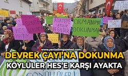 Devrek Çayı’na dokunma: Köylüler HES’e karşı ayakta