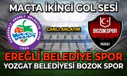 Ereğli Belediye Spor-Yozgat Belediyesi Bozok Spor maçında ikinci gol sesi