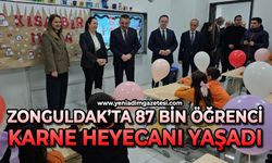 Zonguldak'ta 87 bin öğrenci karne heyecanı yaşadı