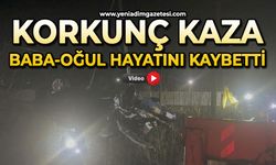 Korkunç kaza: Baba-oğul hayatını kaybetti