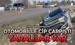 Otomobil ile cip çarpıştı: 3 yaralı