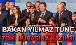 Adalet Bakanı Yılmaz Tunç, memleketinde TOKİ kurasına katıldı