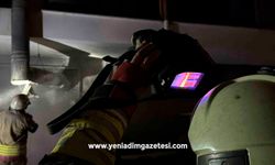 Baca yangınına termal kameralı müdahale