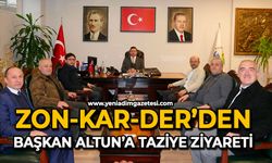 ZON-KAR-DER’den Başkan Altun’a taziye ziyareti