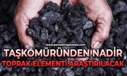 Taşkömüründen nadir toprak elementi araştırılacak