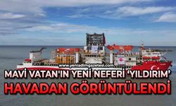 Mavi Vatan'ın yeni neferi 'Yıldırım' havadan görüntülendi