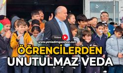 Öğrencilerden unutulmaz veda