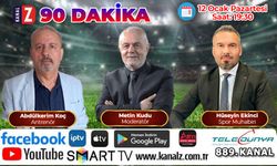 90 Dakika 12 Ocak Pazartesi KANAL Z'de