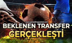Beklenen transfer gerçekleşti