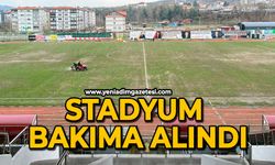 Stadyum bakıma alındı