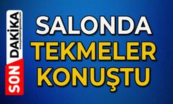 Salonda tekmeler konuştu