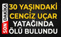 30 yaşındaki Cengiz Uçar yatağında ölü bulundu