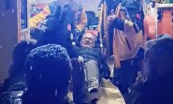 Kar sebebiyle köyde mahsur kalan hasta için seferber oldular