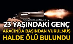 23 yaşındaki genç, aracının içinde silahla vurulmuş halde ölü bulundu