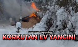 Korkutan ev yangını