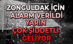 Zonguldak için alarm verildi: Yarın çok şiddetli geliyor