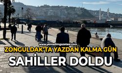Zonguldak’ta yazdan kalma gün: Sahiller doldu