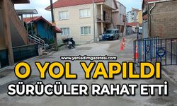 O yol yapıldı: Sürücüler rahat etti