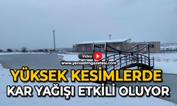 Yüksek kesimlerde kar yağışı etkili oluyor