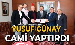 Yusuf Günay cami yaptırdı