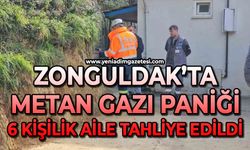 Zonguldak'ta metan gazı paniği: 6 kişilik aile tahliye edildi