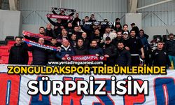 Zonguldakspor tribünlerinde sürpriz isim