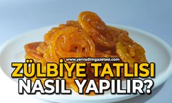 Zülbiye tatlısı nasıl yapılır?