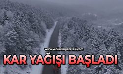 Yüksek kesimler beyaza büründü