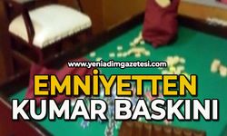 Emniyetten dernek lokaline kumar baskını