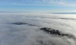 Sis denizi görsel şölen sundu