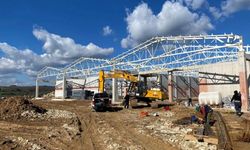 Fındık Deposu'nda yapısal imalatlar tamamlandı