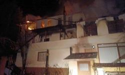 3 katlı evde yangın