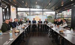 Başkan Özlü gazetecilerle bir araya geldi