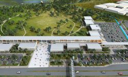 Eski fuar alanına yapılan Sosyal Yaşam Merkezi'nde çalışmalar sürüyor