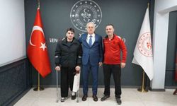 İl Müdürü şampiyonu ağırladı