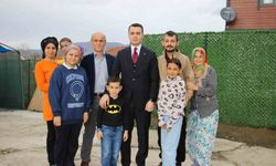 Kaymakam Alpay, Güler ailesine konuk oldu