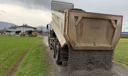 Köyde yollar açılıyor