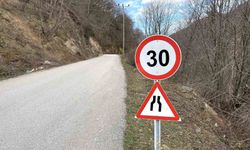 Trafik levhası yenileniyor