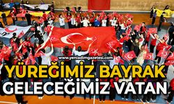 Yüreğimiz bayrak geleceğimiz vatan