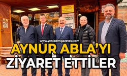Aynur Abla’yı ziyaret ettiler