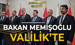 Bakan Memişoğlu Valilik'te