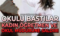 Okulda skandal olay: Kadın öğretmen ve okul müdürüne saldırı