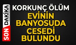 Feci ölüm: Evinin banyosunda cansız bedeni bulundu