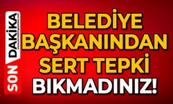 Belediye Başkanından sert tepki: Bıkmadınız!