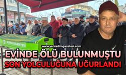Evinde ölü bulunan Özcan Sancar son yolculuğuna uğurlandı