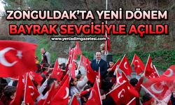 Zonguldak’ta yeni dönem bayrak sevgisiyle açıldı