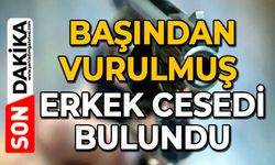 Başından vurulmuş erkek cesedi bulundu