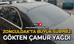 Zonguldak’ta sabah büyük sürpriz: Gökten çamur yağdı