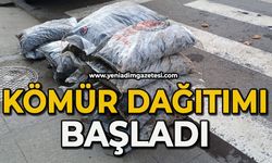 Ücretsiz kömür dağıtıldı