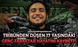 Tribünden düşen 17 yaşındaki genç taraftar hayatını kaybetti